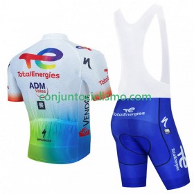Conjunto Maillot + Culotte Corto con tirantes Totalenergies 2023